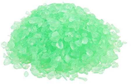 Cabilock 2stücke Farbiger Glasstein-deko-Sand Grün Für Mikro-landschaften Und Aquarien