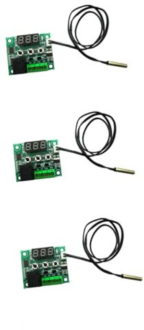 Housoutil 3St Bodenthermostat led car Display led Screen Display Comforter comfier raumtemperaturregler LED-Anzeige programmierbarer Thermostat digitaler Thermostat Anzahl Schalter dc12v