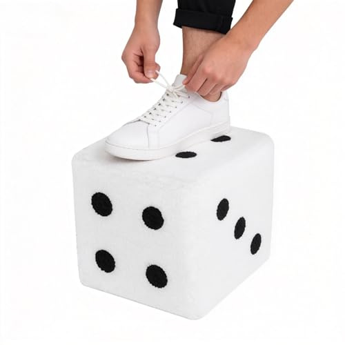 Sedia Dadi, Sgabello Poggiapiedi Sgabello Dadi Sgabello Cubo Fungo Sgabello Creativo per Soggiorno Camera da Letto Ufficio, Rimovibile e Lavabile (-3116230003011)
