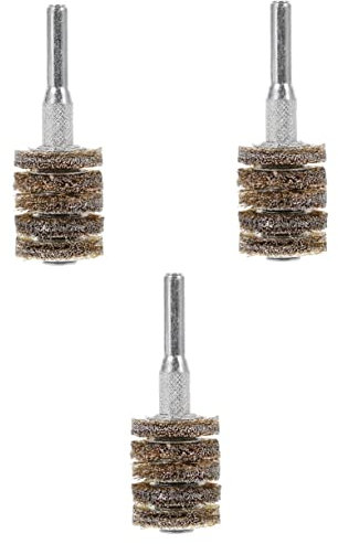 MUSISALY 3pcs Drill Wire Brush Wire Wheel Layers Rust Treatment for Drill Accessories