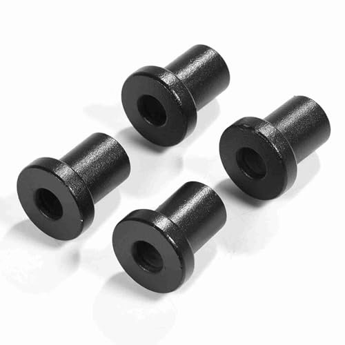 Abstandshalter für Kohlenstoffstahl, 4pcs Schleifstern -Tür -Hardware -Wandscheibe -Abstandshalter für Kohlenstoffstahlverbindere Zum Befestigen von Spuren und Wand, Abstandhalter