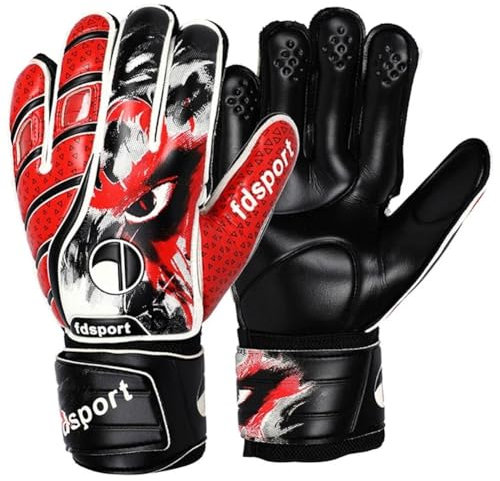 Fußball-Torwarthandschuhe, Fußball-Torwarthandschuhe, Latex-Torwarthandschuhe, Trainingshandschuhe für Jungen und Mädchen, bequem und verschleißfest