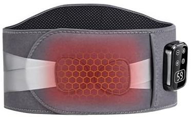 Christmas Gifts for Women Men - Cordless Heating Pad for Back Pain Relief,Gifts for Him/Her/Mum/Dad, Portable Lower Back Massager,Electric Heat Pad,3 Heat Levels 3 Vibration