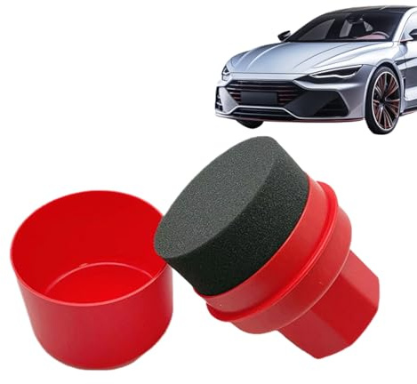 Brosse des pneus de voiture - Détailsage de l'éponge et de l'applicateur de cire pour les soins aux véhicules | Outil de nettoyage automobile pour les berlines, SUV, polissage, polisse, brillance des
