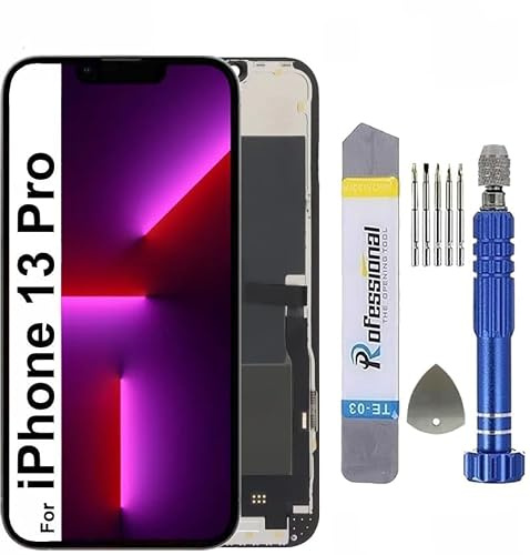 It'Go Full INCELL Écran pour iPhone 13 Pro LCD Écran Tactile de Remplacement avec Outils Noir avec Cadre Haute Qualité