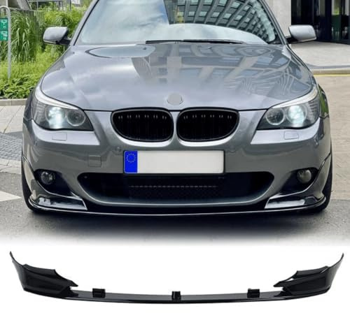 AUTOVISION Frontlippe kompatibel mit BMW 5er E60 2004-2010 MP Style glänzend schwarz