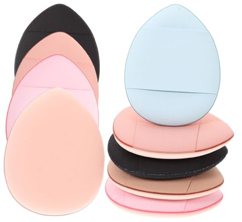 DECORNIJIA 25 Pcs Mini Poudre Houppette à Poudre Outil de Maquillage pour Correction et Teint, pour Peau Sensible
