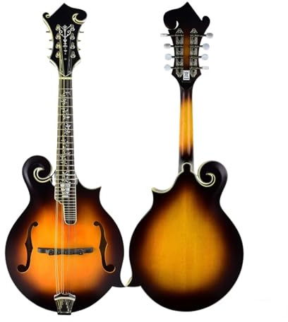 Professional F style mandolin eight string instrument Professional Mandolin Instruments