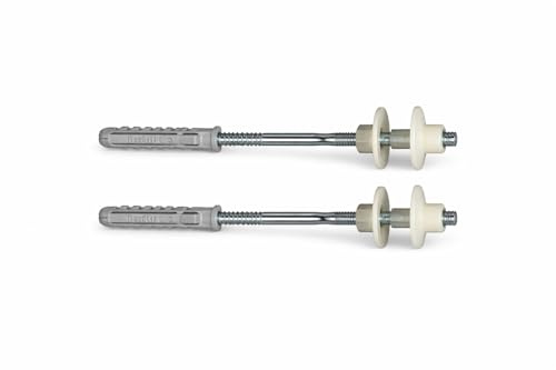 Tassello WD 180 per Lavabi e Sanitari Sospesi – Kit Fissaggio Parete 2 Pezzi – Supporto Robusto per Lavabi e Sanitari – LEMAG SRL