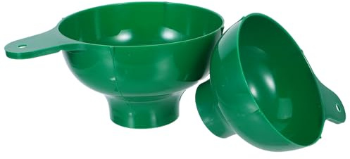 DOITOOL Embudo de Boca Ancha 2 Piezas Plástico Resistente para Uso Doméstico en Cocina y Enlatado, Adecuado para Líquidos y Mermelada