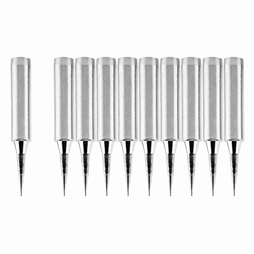 10 Stücke Lötkolben Spitze Set Heizkerne Lötspitzen 900 M-T Sharp Löten Tipps Kupfer Für 936, 937 Lötstation Lötpistole Station Werkzeug