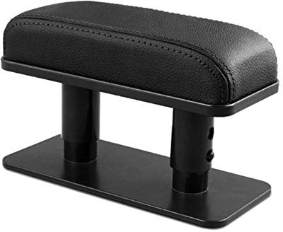 Auto Linke Hand Armlehne Pad Auto Armlehnenkissen Auto Armlehne Universal Anti-MüDigkeit Ellenbogen UnterstüTzung TüR Armlehne Pad AutotüR Armlehne HöHenverstellbar AutotüR Armlehne, Schwarz