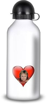 Trinkflasche / Wasserflasche aus Aluminium – Edelstahl (Thermoskanne 24 Stunden), wiederverwendbar, 330 ml bis 750 ml, Hommage an Claude Feançois (Aluminium, Sportflasche 650 ml)