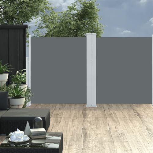 Seitenmarkise versenkbar anthrazit 140x600cm