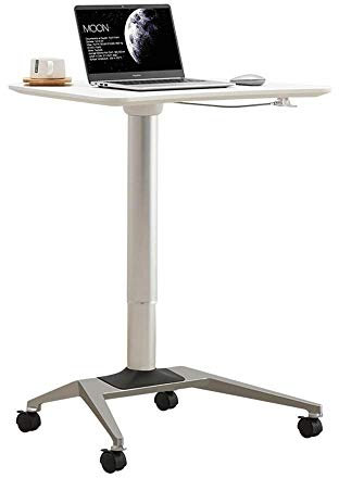 XAoSCd Rednerpult-Podiumständer, Rednerpult-Podiumständer, Rednerpult-Podiumständer Stehender Büro-Hubtisch Einfacher Moderner Laptop-Computertisch Mobiler Rede-Arbeitstisch Displ,
