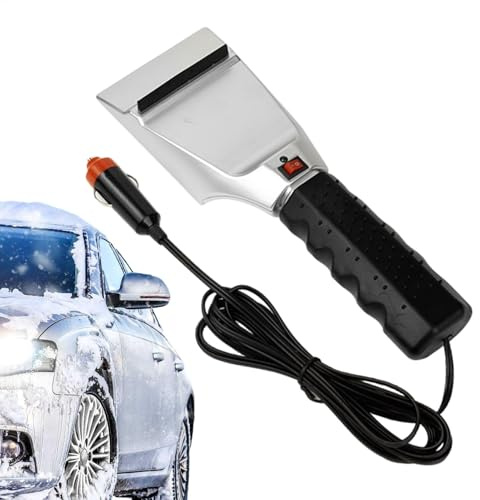 Elektrischer beheizter Eiskratzer, beheizter Schneeschaber | 12 V Eiskratzer | Schneeschaufel | Schneeschaufel | Eisschaber | Heizungsschaber