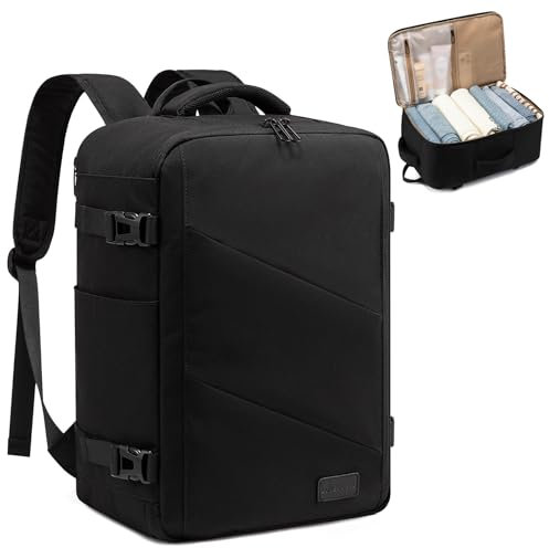 LOVEVOOK Ryanair Handgepäck 40x30x20, Klein Reiserucksack Handgepäck Flugzeug Herren Damen 14 Zoll Laptop Rucksack Tasche, 20L Carry On Luggage Travel Backpack Kofferrucksack für Eurowings, Wizz Air