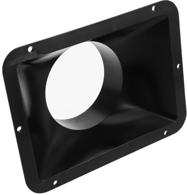 OSALADI Diy Square Flange Duct Connector Adapter for Ventilation System, 100# Rectangular Base Exhaust Hose Fitting, Plastic Air Outlet Reducer for Cooker Hood and Dust Collection