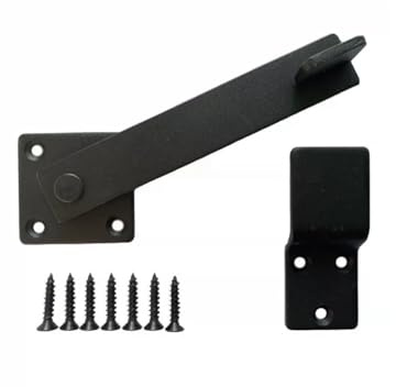 Heavy Duty Gate Latch for Wooden Gates - Smooth Rotating Garden Latch with Carbon Steel Construction and for Outdoor Fences