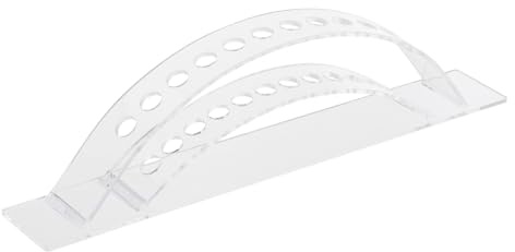 VILLFUL Multifunktionaler mit Stifteaufbewahrung und Make Up Pinselhalter Acryl Staubschutz zur Sauberen Aufbewahrung von Puder und Lidschatten für Schminktisch und Badezimmer