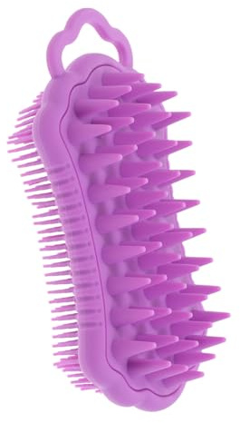 HONITANO Silikon-kopfhautmassagegerät für Körper und Haare mit Ergonomischem Design für Sanfte Reinigung und Massage Dusche