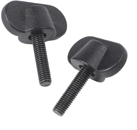 Gdfnmogo 2 tornillos de ala 251896-4 M5X20 para valla de rasgadura compatible con BSS610 BSS611 DSS610 DSS611 DHS680 5704RK BJV180Z accesorios de sierra circular
