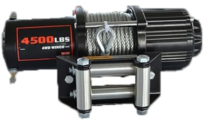 Verricello Elettrico 12V Auto Portatile Modificato Fuoristrada Rimorchio Di Autosalvataggio Impermeabile Speciale Alta Capacità Di Carico