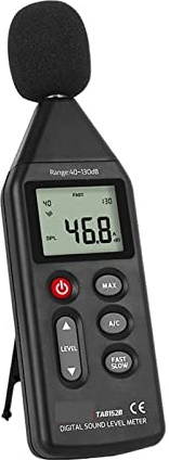 Fonometro, TA8152B Misuratore del misuratore del livello del suono digitale USB Contazione dei dati LCD Visualizza la misurazione del decibel del volume del tester 40-130db