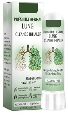 Herbal Lung Cleanse & Repair Nasal Spray,Inhalateur de Nettoyage Pulmonaire,Inhalateurs Nettoyants à base de,Relieve Nasal Congestion