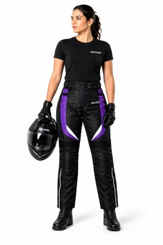 RKsports Ladies 747 Motorcycle Motorbike Waterproof Textile Trousers CE (3 Colours)