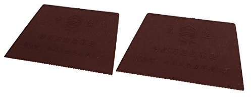Aexit 2pcs 3.5' 'Ancho Trapezoide Barniz plástico Removedor de pintura Masilla para papel (model: T1003VIIII-6341UY) pintado Rascador Marrón