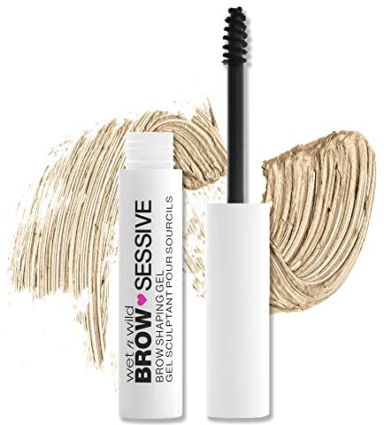 Wet n Wild Brow-Sessive Gel Modellatore, Gel Pomata Per Sopracciglia, Sottili O Spesse, Volume Naturale E Definizione Per Le Tue Sopracciglia, Mascara Volumizzatore In Gel Per Ciglia, Biondo - 900 g