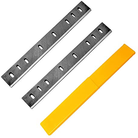 Cuchillas cepilladoras HSS de 10 pulgadas y 263 mm para cuchillo cepillador de madera Ryobi AP10 AP10N para carpintería, juego de 2, como se muestra