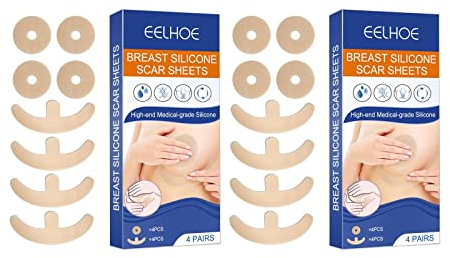 F Fityle 2x Silicone Sheets Care Flatten Effective Scars Removal Sheets for Women