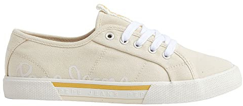 Pepe Jeans Zapatillas Lona Brady Logo Beige