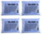 PostQuam - Polvo Decolorante Azul Cool Blonde - Pack 4x500g - Aclara hasta 9 Tonos - Decoloración Profesional para Cabello - Bajo Olor a Amoníaco - Polvo Microgranulado Compacto