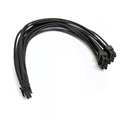 PCIE 5.0 - Fuente de alimentación de 3 x 8 pines a 16 pines Mini 12+4 pines 12VHPWR 600W PSU Cable de extensión para RTX 3090Ti, 4070Ti 4080, 4090 tarjeta gráfica ASUS, EVGA, fuente de alimentación