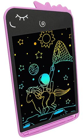 SPYMINNPOO LCD-Schreibtablett, 8,5 Zoll, Schreibtablett, hohe Empfindlichkeit, Augenschutz, elektronisches Zeichenbrett mit Stift (lila)
