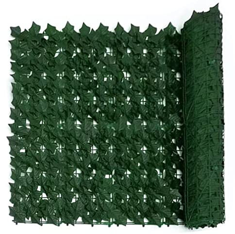 Künstliche Efeu Hecke Sichtschutz Versorgung Landschaftszaun Leitplanke Netzzaun Gefälschte Blume Baum Blatt Eisenhaut Isolationszaun LXTINGDP240608(Size:200x600cm)