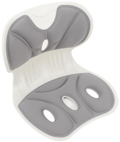 Pyhodi Supporto Ergonomico per Sedia per la Parte Bassa della Schiena, Supporto Lombare Correttore per la Postura della Schiena, Supporto per Schiena e Lombare Tessuto Traspirante (GRAY)