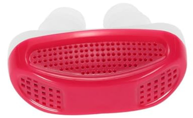 Dispositivo Nasal para Dejar de Roncar, Portátil, Abs y Silicona | Fácil de Llevar, sin Presión Nariz, Purifica Aire, Estuche Incluido, Rojo