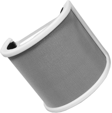 Mipcase Coprionda Microfono U-shape Antisplash Schermo Antirumore Abs e Spugna per Registrazione Professionale