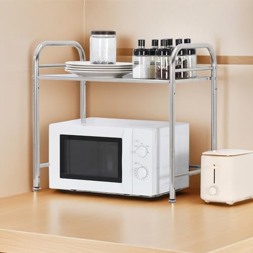 TAO One Étagère Four Micro-Ondes INOX Support Comptoir Renforcé Gain