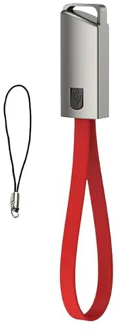 LLINthy Llavero portátil USB a tipo C, cable de carga de 2,4 A, salida estable, transferencia de 480 Mbps, para dispositivos móviles, llavero, cable de datos