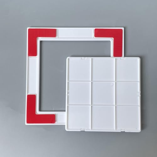 Revisionsklappe Selbstklebende Kunststoff-Revisionsklappe, Inspektionstür mit Schnappverschluss für Wände und Decken, Badezimmer-Wandlochabdeckung zum Verbergen Löcher(200x300mm(7 7/8x11 3/4))
