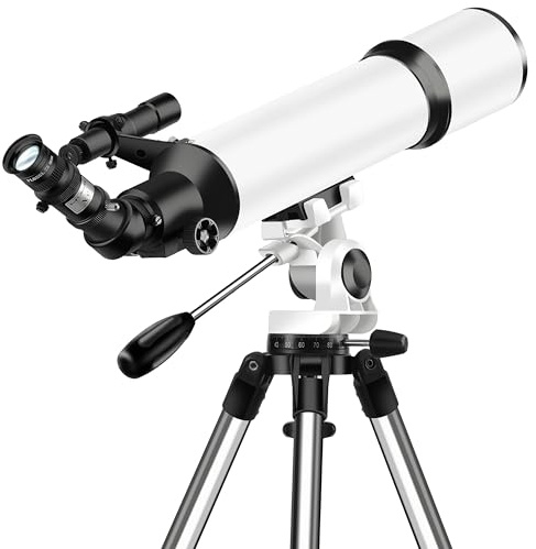 Telescope,Galaeyes 90mm Aperture 600mm FL, Telescope for Adults High Powered,Metal AZ & Stainless Steel Tripod, Stargazing APP & Phone Adapter,Aperture 90mm