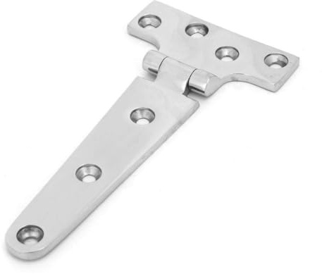 T Typ Scharnier 151 x 75 x 4 5 mm aus verdicktem Edelstahl für Tür und Tor stabil langlebig für Heimwerker und Haushalt