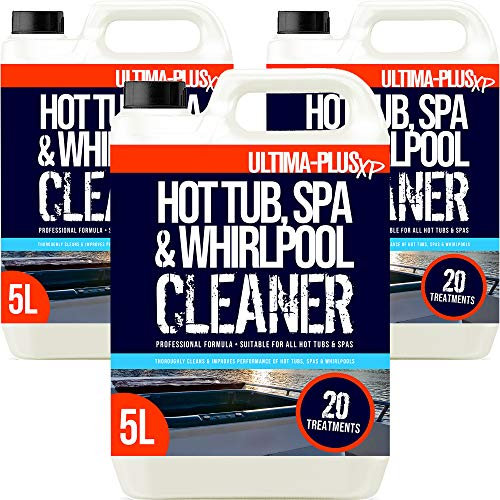 ULTIMA-PLUS XP Hot Tub, Spa and Whirlpool Cleaner - Deeply Cleans to Remove Dirt & Grime - Suitable for all Hot Tubs and Spas (15 Litres)