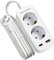 USA Adapter Steckdose, Reiseadapter mit PD20W USB Schnellladung, Deutsch zu US Adapter Steckdose 2-Fach mit 1,5M Steckdosenadapter für USA, Kanada, Mexiko, Thailand, Typ B Reiseadapter Amerika