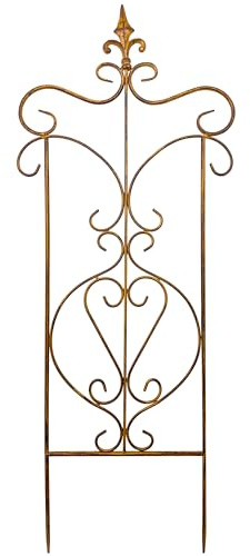Blümelhuber Rankgitter Metall Deko Balkon und Garten Deko Balkon Sichtschutz Garten Gartendeko Vintage Gartendeko Figuren Herz Form